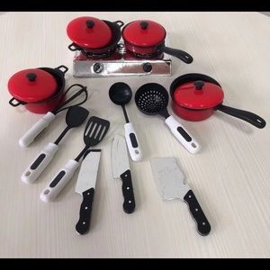 New kids kichenware 13 piece toy set
